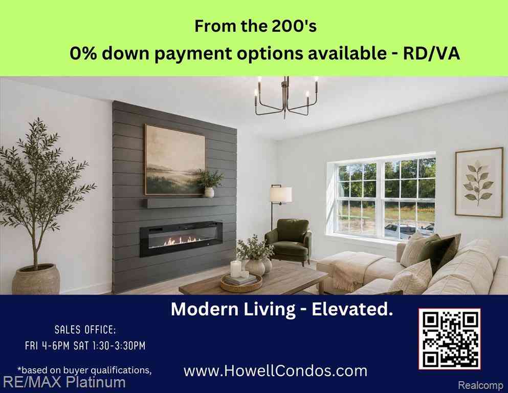 Condo For Sale - 1665 Pinecroft Lane <br/> Howell, MI 48855