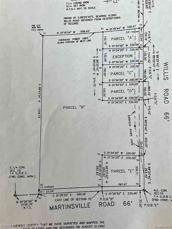 Vacant Land For Sale - 00000 Martinsville Road <br/> Belleville, MI 48111
