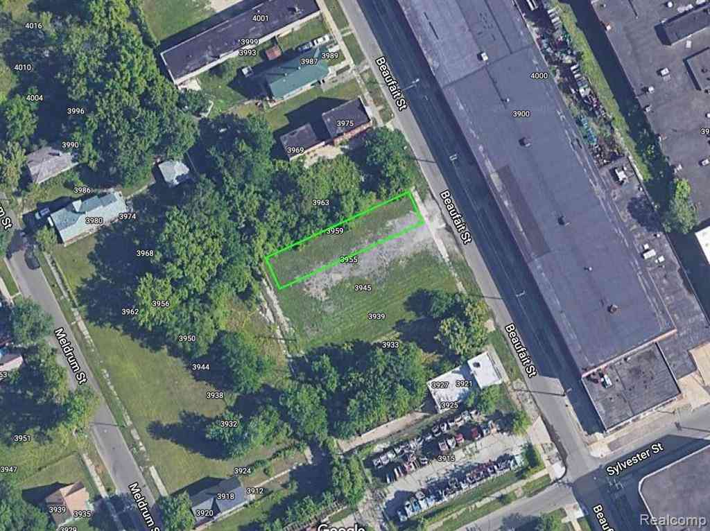 Vacant Land For Sale - 3959 Beaufait  <br/> Detroit, MI 48207