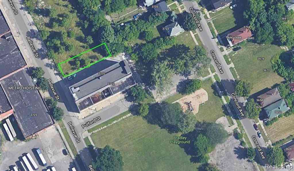 Vacant Land For Sale - 3720 Bellevue  <br/> Detroit, MI 48207