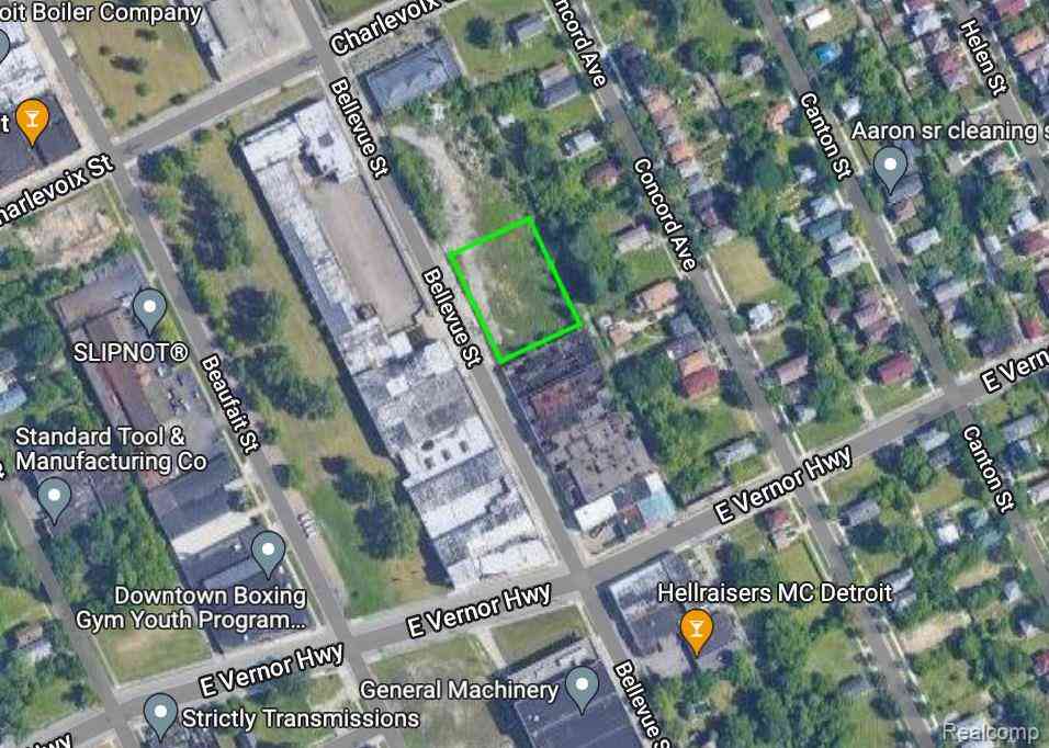 Vacant Land For Sale - 2480 Bellevue Street <br/> Detroit, MI 48207