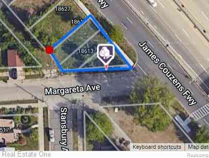 Vacant Land For Sale - 18553 James Couzens Freeway <br/> Detroit, MI 48235