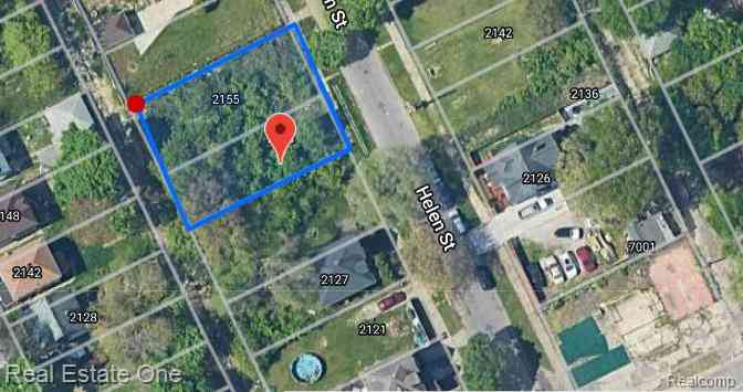 Vacant Land For Sale - 2143 Helen Street <br/> Detroit, MI 48207