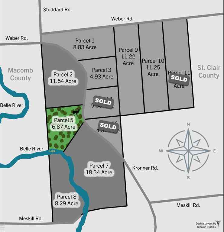 Vacant Land For Sale - 00 Kroner Rd, 4001 - 040, Parcel 5 Road <br/> Columbus, MI 48063