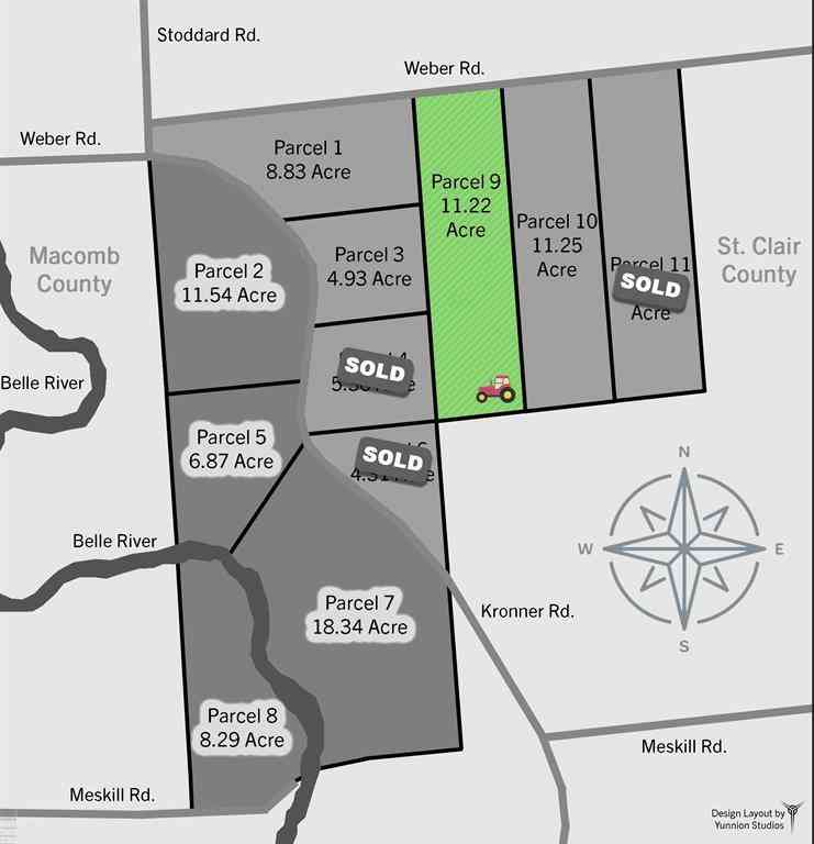 Vacant Land For Sale - 00 Weber Rd, 4001 - 080, Parcel 9 Road <br/> Columbus, MI 48063
