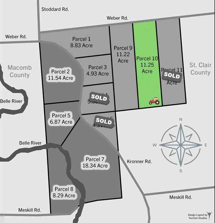Vacant Land For Sale - 00 Weber Rd, 4001 - 090, Parcel 10 Road <br/> Columbus, MI 48063