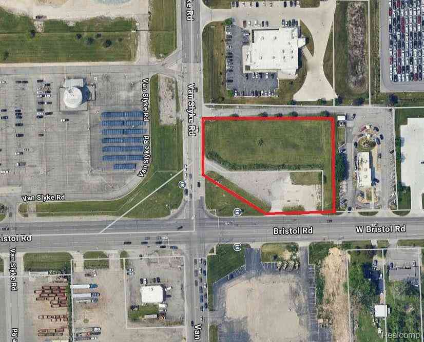 Vacant Land For Sale - 1508 W Bristol Road <br/> Flint, MI 48507