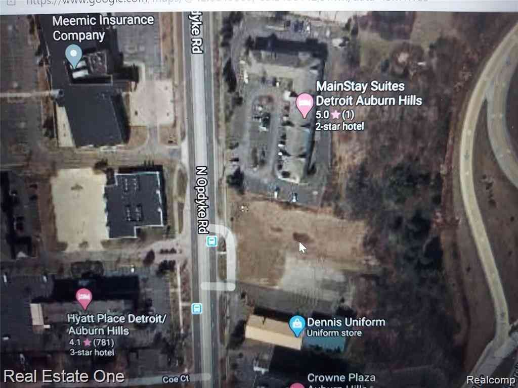 Vacant Land For Sale - 1580 N Opdyke Road <br/> Auburn Hills, MI 48326