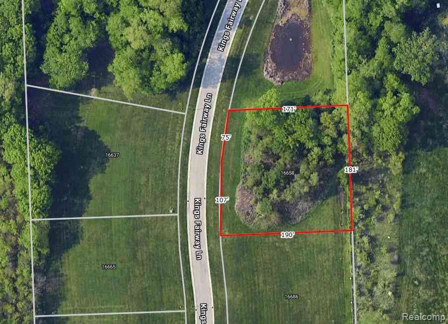 Vacant Land For Sale - 16658 Kings Fairway Lane <br/> Grand Blanc, MI 48439