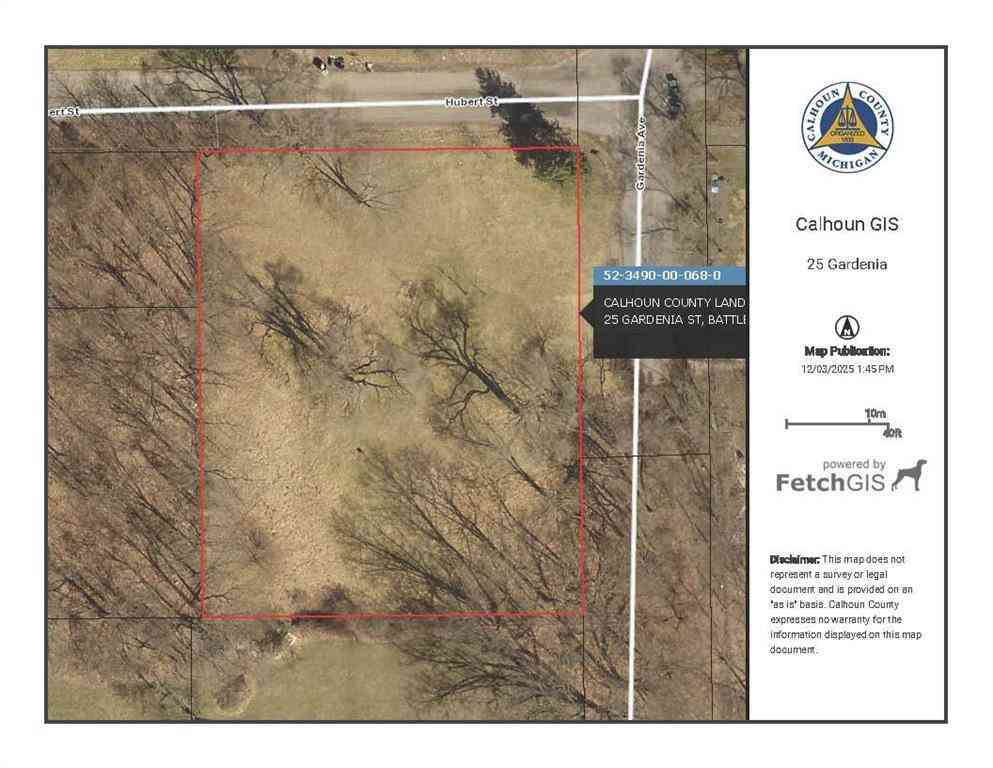 Vacant Land For Sale - 25 Gardenia Street <br/> Battle Creek, MI 49037
