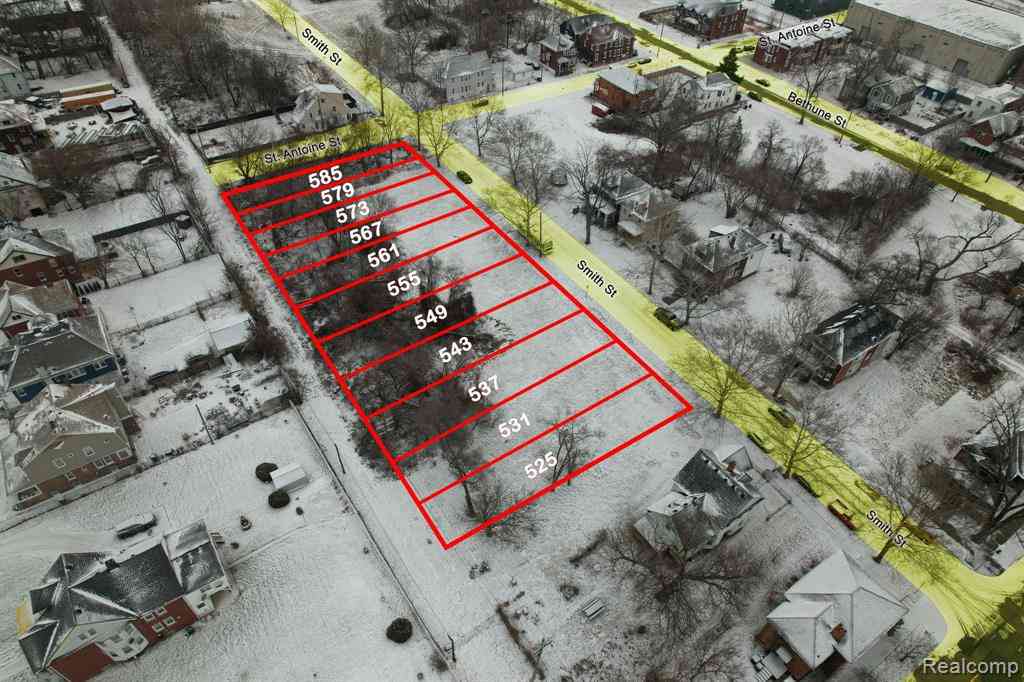 Vacant Land For Sale - 531 Smith Street <br/> Wayne County, Detroit, MI 48202