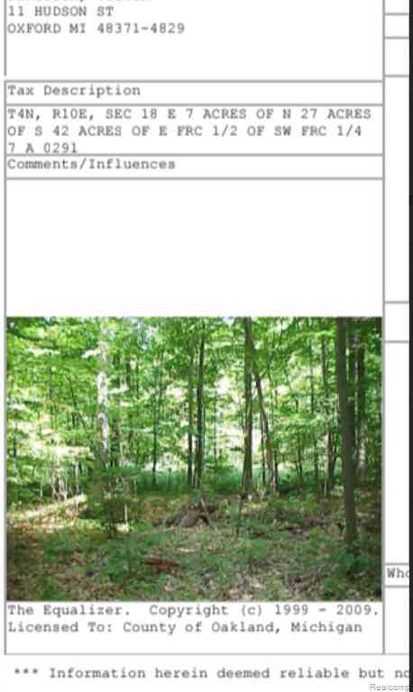 Vacant Land For Sale - 0000 0000  <br/> Orion, MI 48360