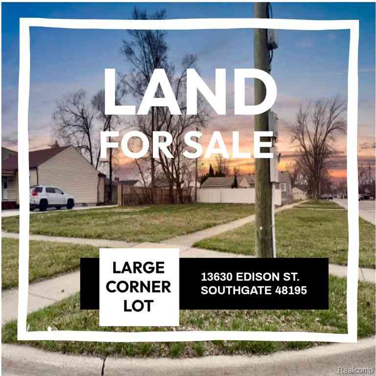 Vacant Land For Sale - 13630 Edison Street <br/> Southgate, MI 48195