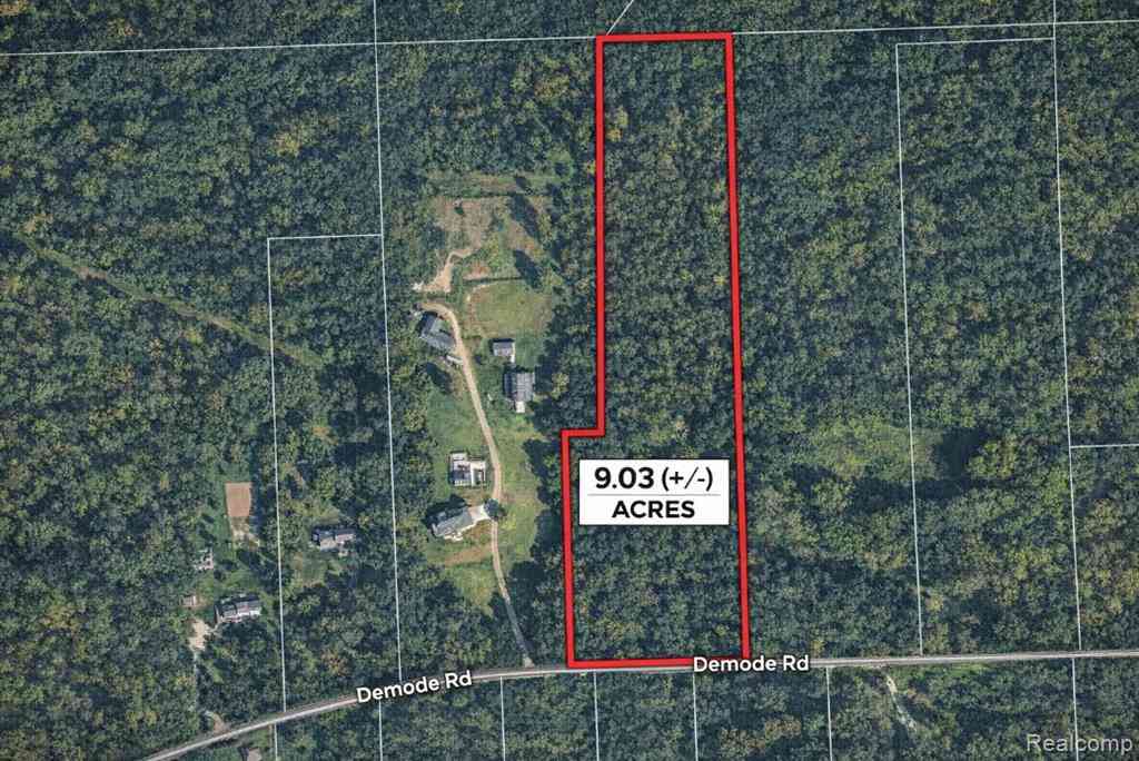 Vacant Land For Sale - 3940 Demode Road <br/> Holly, MI 48442