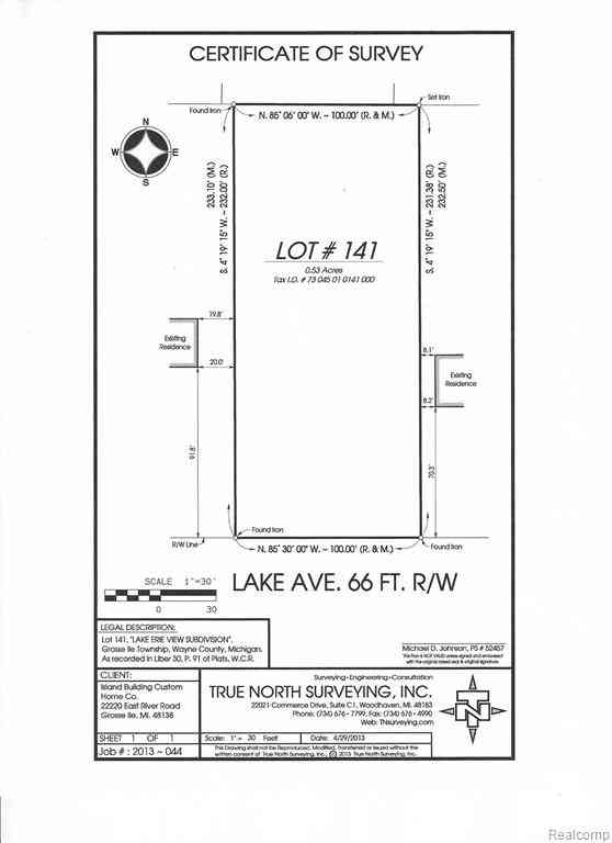 Vacant Land For Sale - VACANT E Lake Road <br/> Grosse Ile, MI 48138