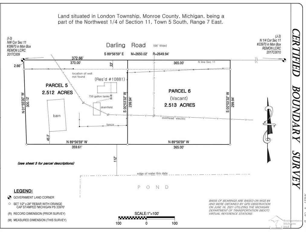 Vacant Land For Sale - Darling Road <br/> Milan, MI 48160