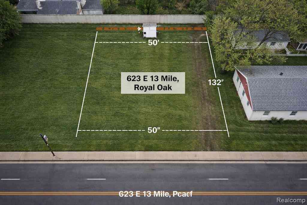 Vacant Land For Sale - 623 W 13 Mile Road <br/> Royal Oak, MI 48073
