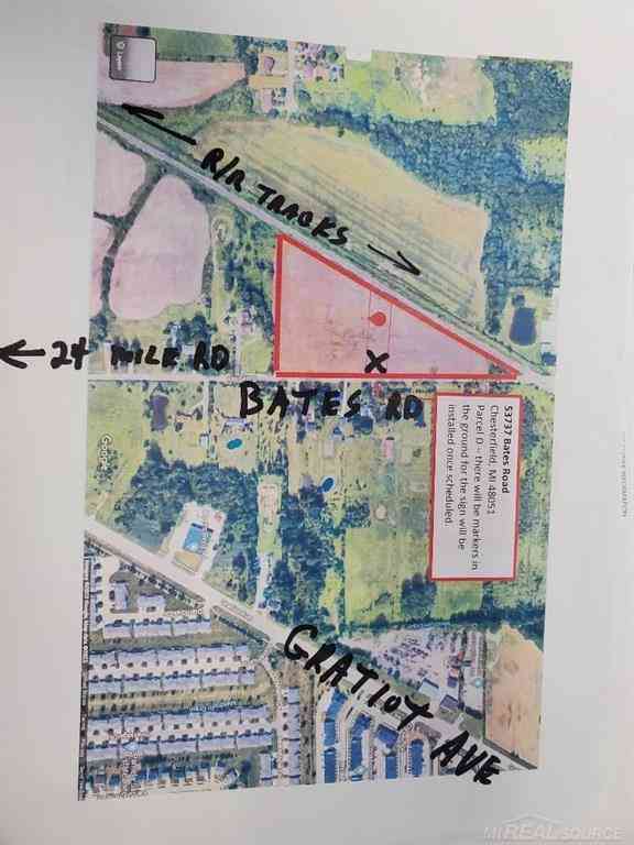 Vacant Land For Sale - 53841 Bates Road <br/> Chesterfield, MI 48051