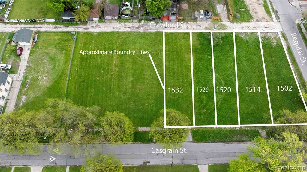 Vacant Land For Sale - 1520 Casgrain Street <br/> Detroit, MI 48209