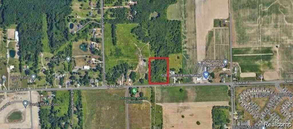 Vacant Land For Sale - 00 24 Mile Rd Road <br/> Macomb, MI 48042
