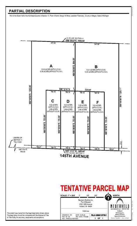 Vacant Land For Sale - VL 145th Ave.  <br/> Holland, MI 49423