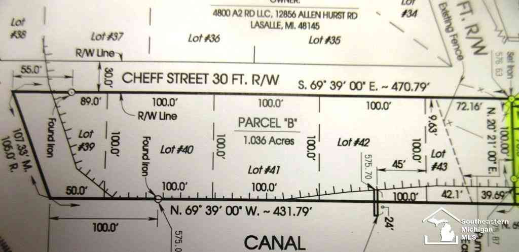 Vacant Land For Sale - PARCEL B Burke Road <br/> Newport, MI 48166