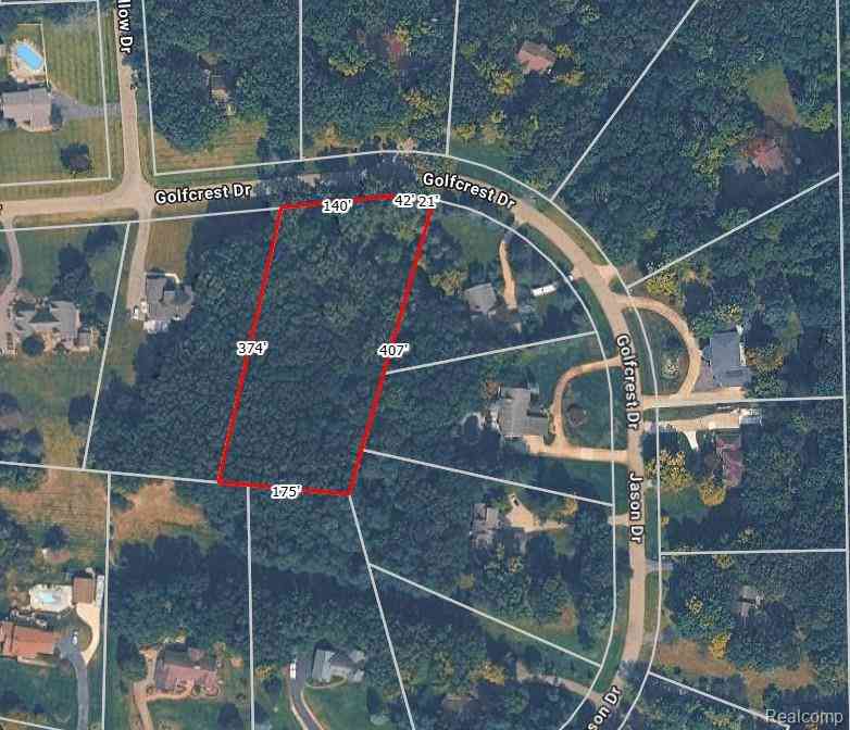 Vacant Land For Sale - 1985 Golfcrest Drive <br/> Oakland County, Commerce Twp, MI 48382