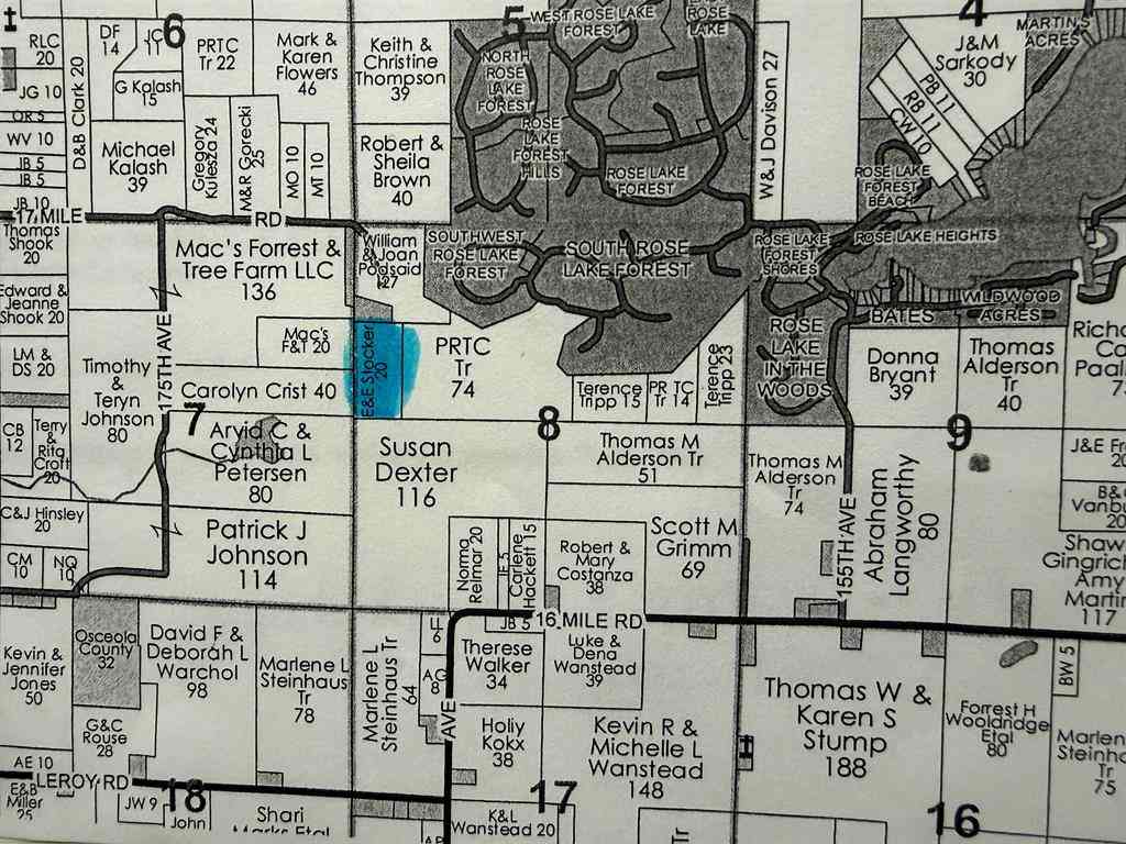 Vacant Land For Sale - V/L 17 Mile Road <br/> Leroy, MI 49655
