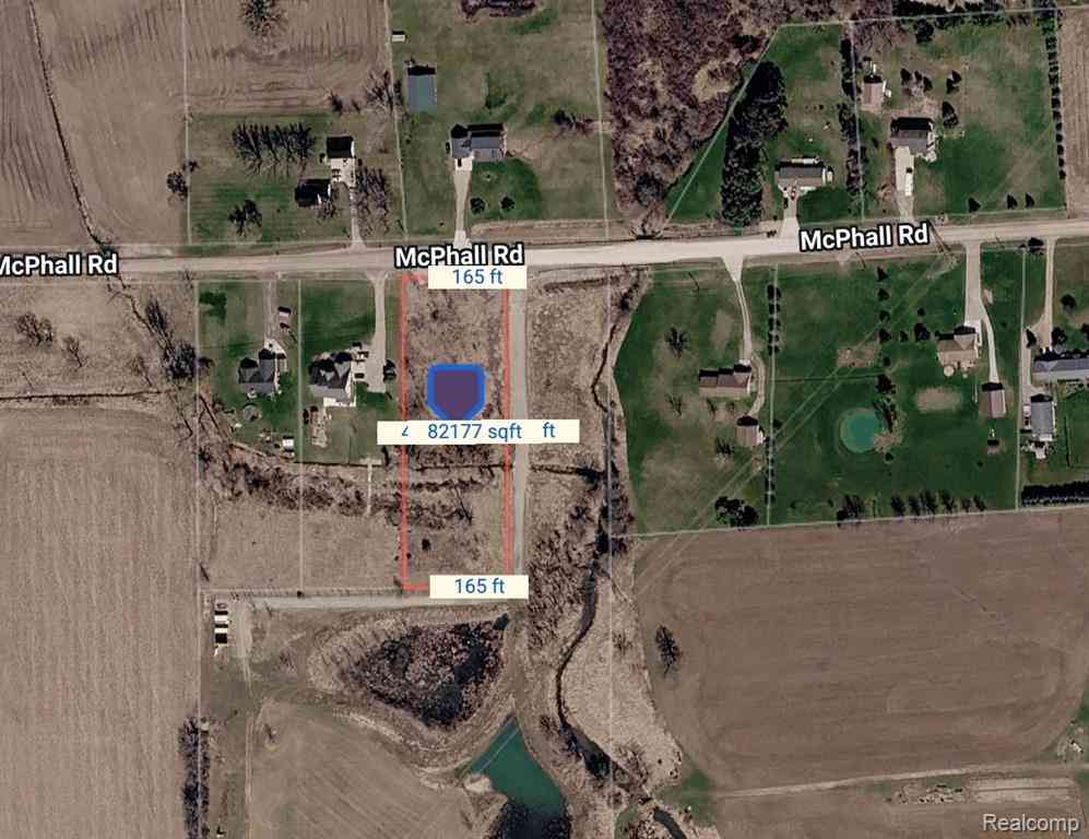 Vacant Land For Sale - 22950 Mcphall Road <br/> Macomb County, Armada, MI 48005