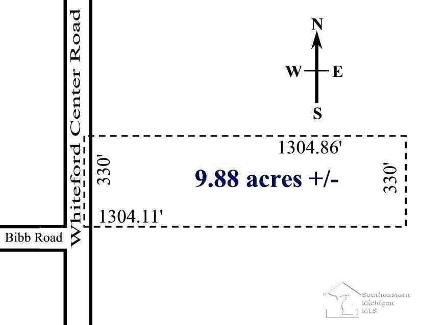 Vacant Land For Sale - 9538 Whiteford Road <br/> Ottawa Lake, MI 49267
