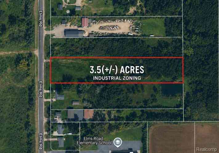 Vacant Land For Sale - 3199 S Elms Road <br/> Genesee County, Swartz Creek, MI 48473