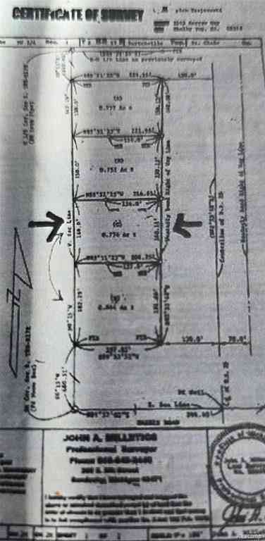 Vacant Land For Sale - KIMBALL LOT D & LOT C Kimball Drive <br/> Saint Clair County, Lakeport, MI 48059