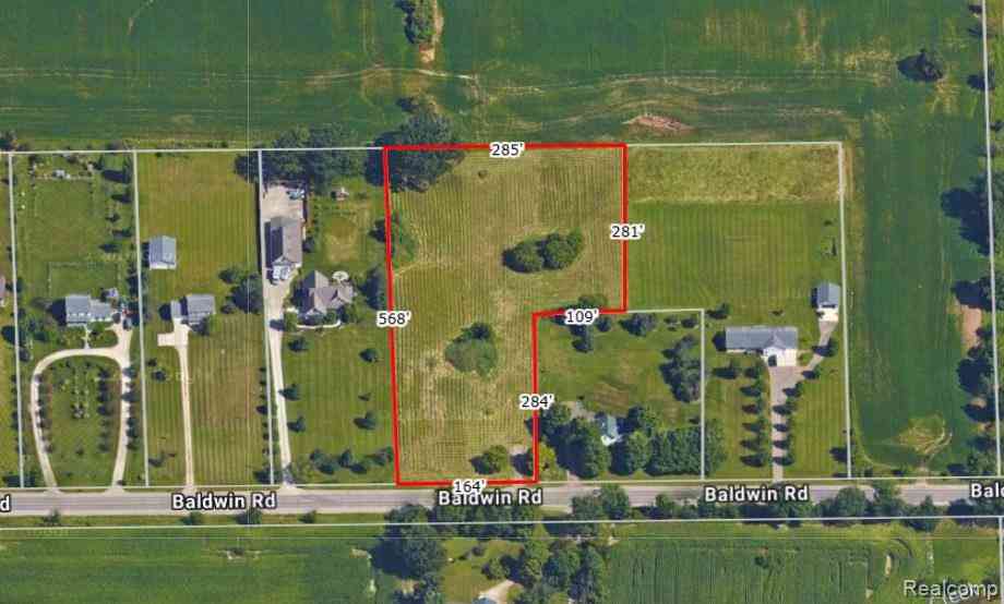 Vacant Land For Sale - 4330 W Baldwin Road <br/> Genesee County, Grand Blanc, MI 48439