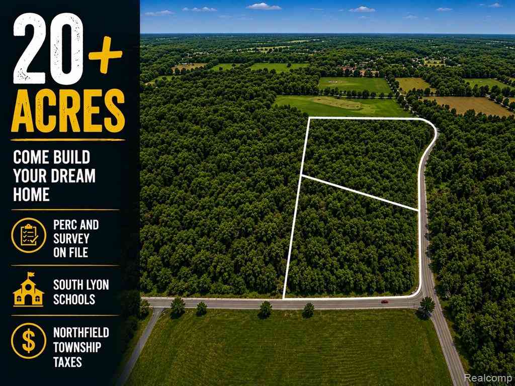 Vacant Land For Sale - LOTS A & B Nollar Road <br/> Washtenaw County, South Lyon, MI 48178