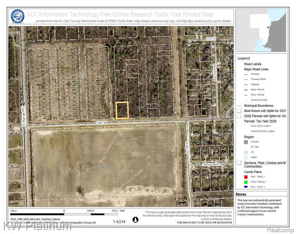 Vacant Land For Sale - Montana  <br/> Marysville, MI 48040