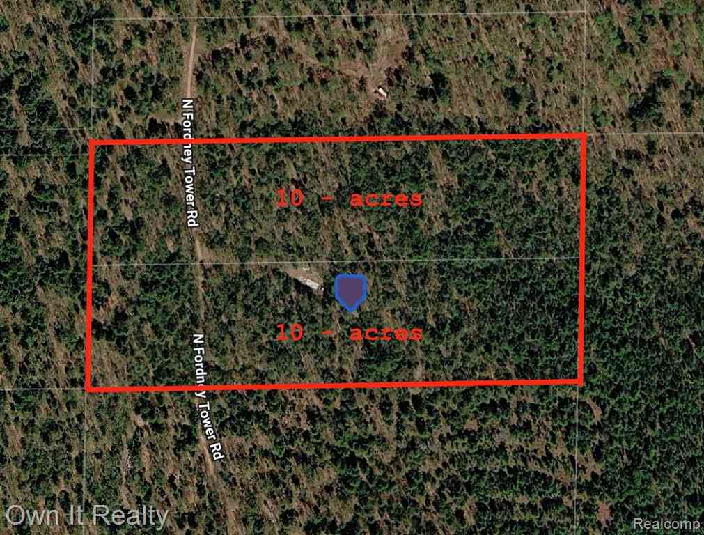 Vacant Land For Sale - 21348 N Fordney Tower Road <br/> Newberry, MI 49868