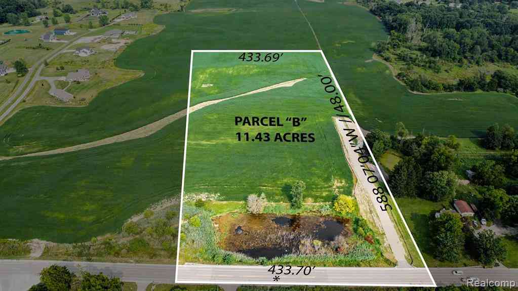 Vacant Land For Sale - PARCEL B N Hacker Road <br/> Howell, MI 48843