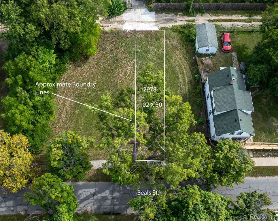 Vacant Land For Sale - 2978 Beals Street <br/> Detroit, MI 48214