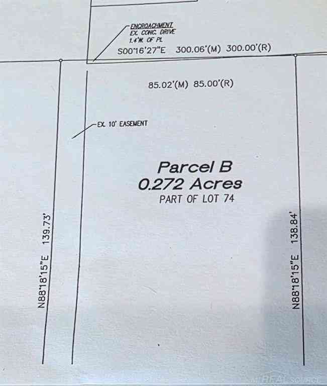 Vacant Land For Sale - 37300 Hanson Drive <br/> Sterling Heights, MI 48310