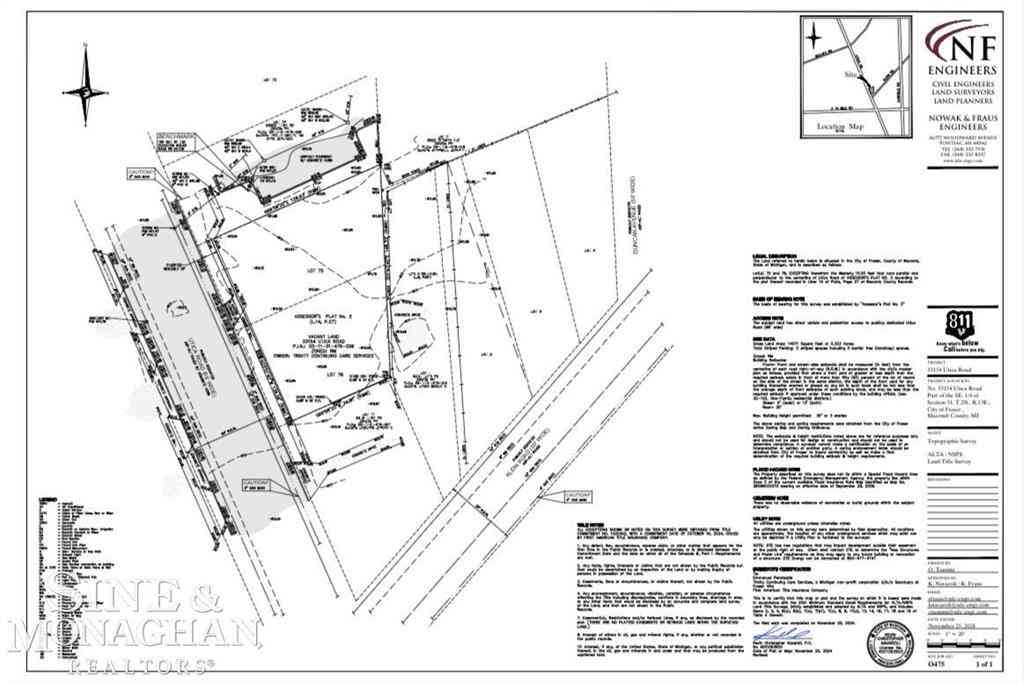 Vacant Land For Sale - 33154 Utica Road <br/> Macomb County, Fraser, MI 48026