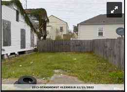 Vacant Land For Sale - 2313 Saint Andrew Street<br/> New Orleans, LA 70113