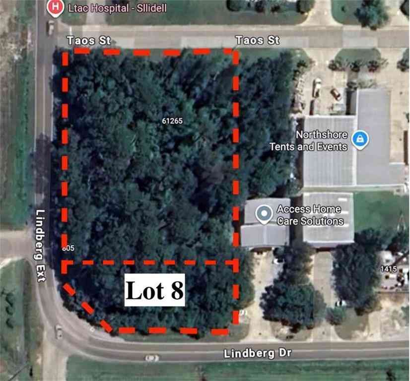 Vacant Land For Sale - LOT 8 Lindberg Street<br/> Slidell, LA 70458