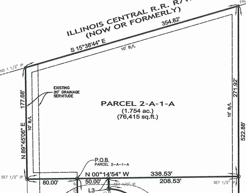 Vacant Land For Sale - 1955 Southwest Railroad Avenue<br/> Hammond, LA 70401