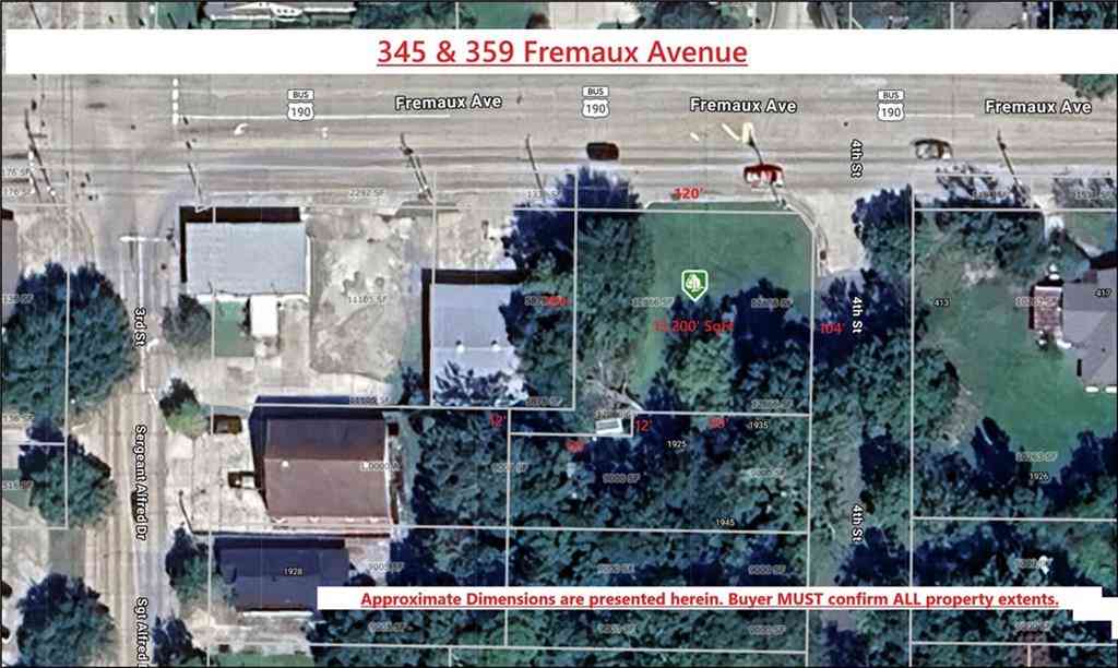Vacant Land For Sale - 345 & 359 Fremaux Avenue<br/> Slidell, LA 70458
