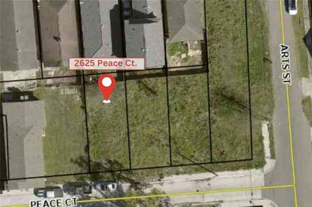 Vacant Land For Sale - 2625 Peace Court<br/> New Orleans, LA 70117