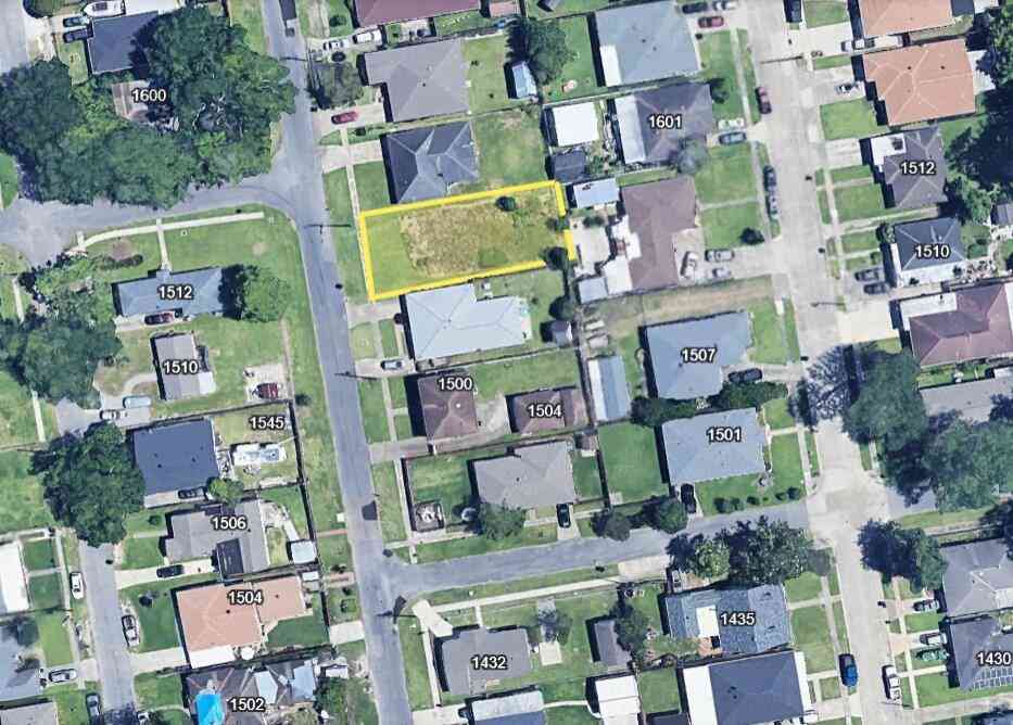 Vacant Land For Sale - 1512 Webster Street<br/> Kenner, LA 70062