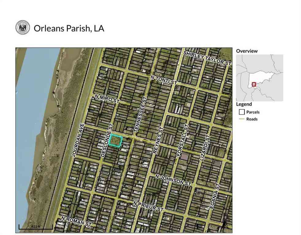 Vacant Land For Sale - 2039 Deslonde Street<br/> New Orleans, LA 70117