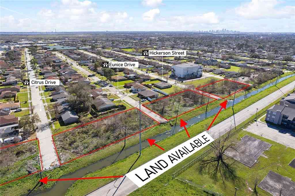 Vacant Land For Sale - 4950 Hickerson Drive<br/> New Orleans, LA 70127