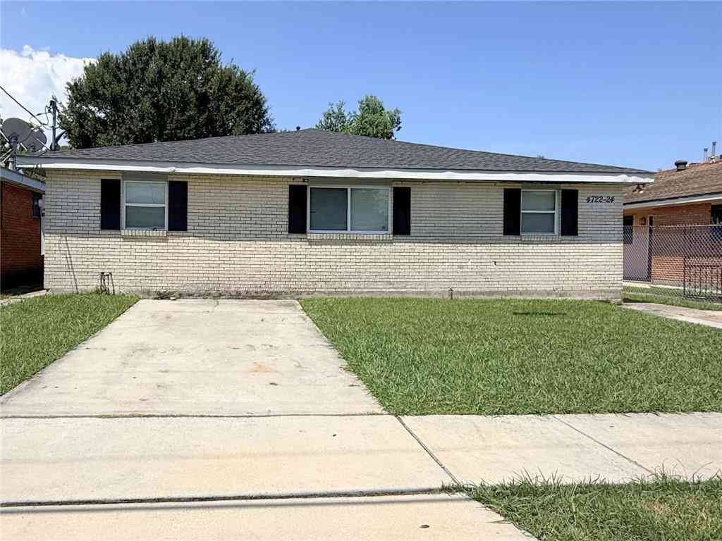 Multifamily For Rent - 4722 Shalimar Drive<br/> New Orleans, LA 70126