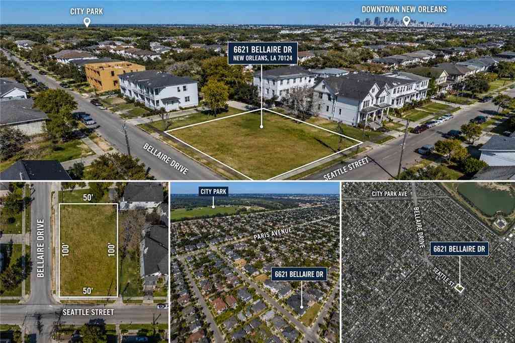 Vacant Land For Sale - 6621 Bellaire Drive<br/> New Orleans, LA 70124